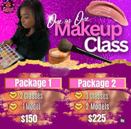 1 on 1 Makeup Classes Package Two